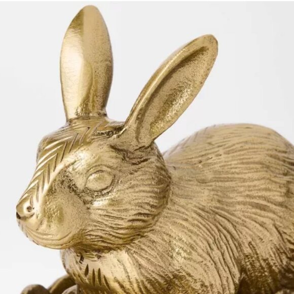 - Studio McGee Cast Metal Bunny Candy‎ Dish NWT - Picture 2 of 4